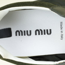 Miu Miu Khaki Tyre Technical Sneakers 40