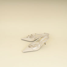 Miu Miu Cream Buckle Slingback Pump 40