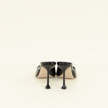 Miu Miu Black Cut Out Logo Heeled Mules 40