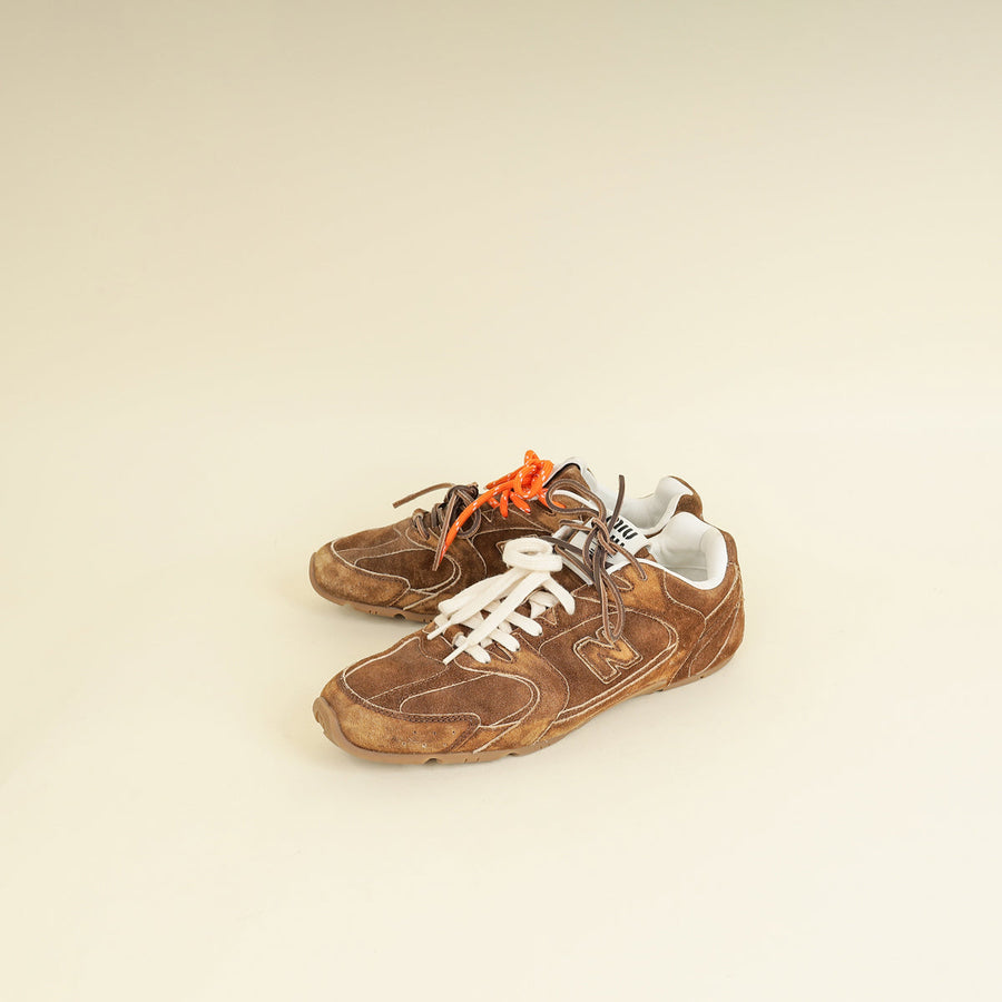 Miu Miu Cinnamon X New Balance 530 SL Suede Sneakers 42