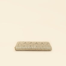 Miu Miu Gray Matelassé Nappa Zip Around Wallet