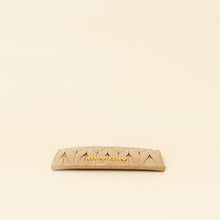 Miu Miu Cammeo Beige Matelassé Card Holder