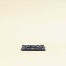 Miu Miu Navy Matelassé Card Holder