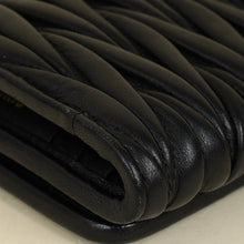 Miu Miu Black Small Matelassé Wallet