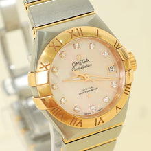 Omega 18K Rose Gold ST,ST Constellation Two Tone Diamond 27mm Automatic Movement Watch