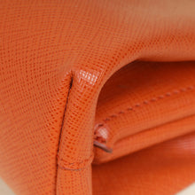 Prada Orange East-West Frame Clutch