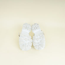 Prada White Logo Foam Rubber Sandal 37