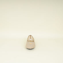 Prada Beige Logo Mesh Fabric Ballerinas 38