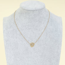 Piaget 18K Rose Gold Rose Diamond Pendant Necklace