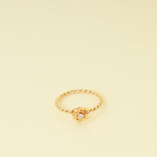 Piaget 18K Rose Gold Rose Diamond Ring 52