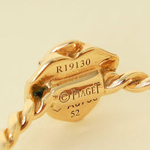 Piaget 18K Rose Gold Rose Diamond Ring 52