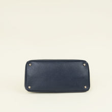 Prada Navy Cuir Turnlock Twin Tote Bag