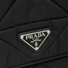 Prada Black Padded Re-Nylon Shoulder Bag