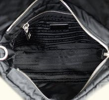 Prada Black Padded Re-Nylon Shoulder Bag