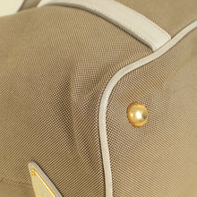 Prada Bicolor Jacquard Logo Tote Bag