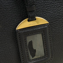 Prada Black Vitello Daino Zipped Tote Bag