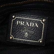 Prada Black Vitello Daino Hobo Bag