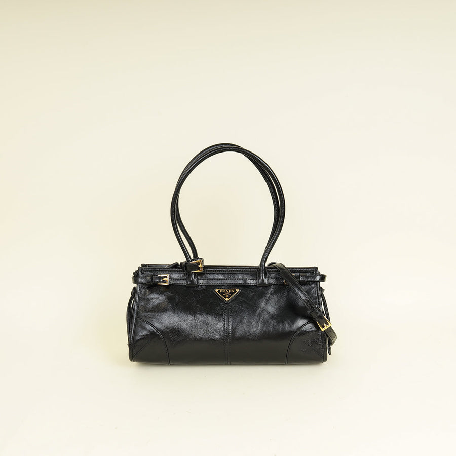 Prada Black Bonnie Medium Shoulder Bag
