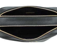 Prada Black Double Zip Camera Crossbody Bag