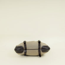 Prada Bicolor Logo Jacquard Hobo Bag