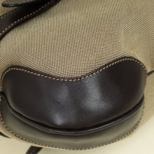 Prada Bicolor Logo Jacquard Hobo Bag
