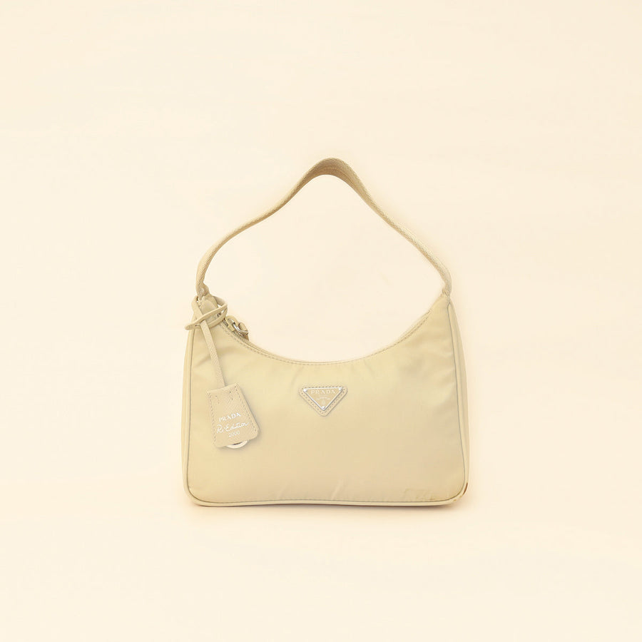 Prada Beige Re-Nylon Re-Edition 2000 Mini Bag