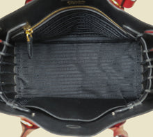 Prada Red Bibliotheque Tote Bag