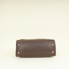 Prada Brown Vitello Daino Bauletto Bag
