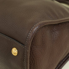Prada Brown Vitello Daino Bauletto Bag