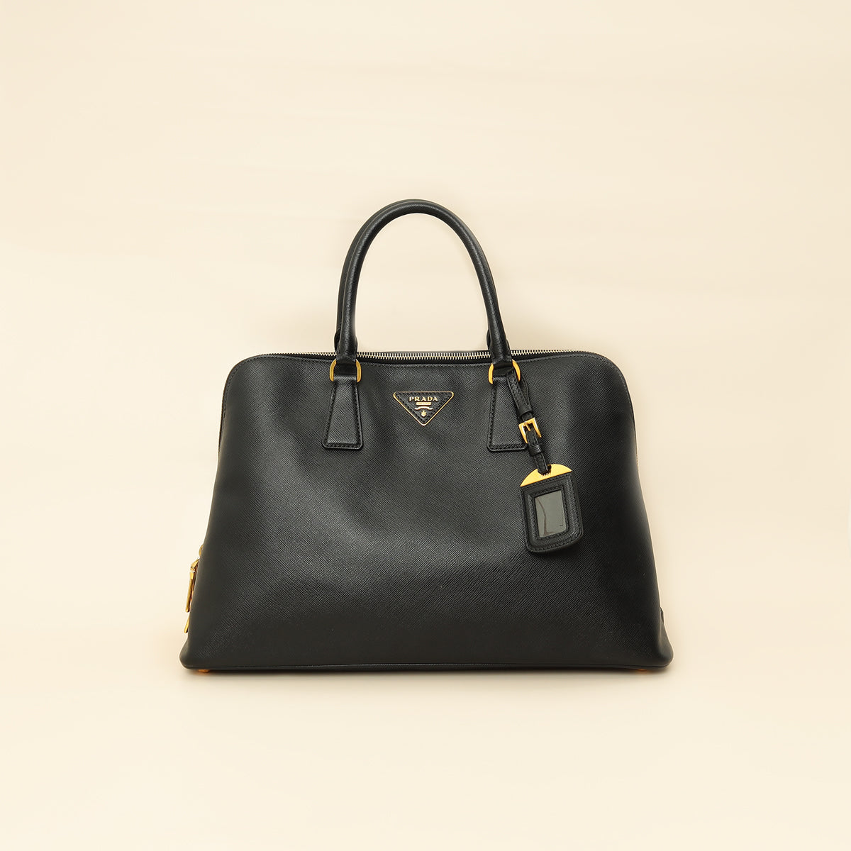 Prada Black Lux Promenade Medium Bag