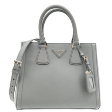 Prada Grey Lux EW Small Tote Bag