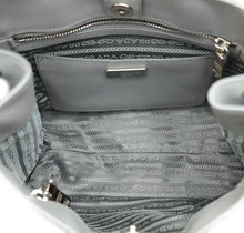 Prada Grey Lux EW Small Tote Bag