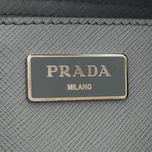 Prada Grey Lux EW Small Tote Bag