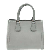 Prada Grey Lux EW Small Tote Bag