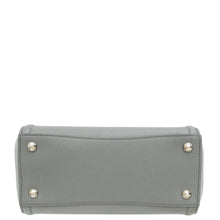 Prada Grey Lux EW Small Tote Bag