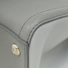 Prada Grey Lux EW Small Tote Bag