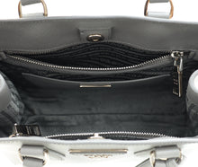 Prada Grey Lux EW Small Tote Bag