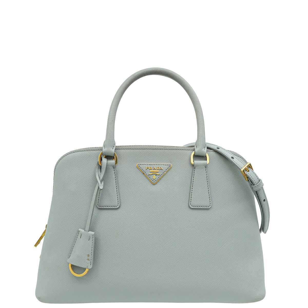 Prada Grey Lux Promenade Medium Bag
