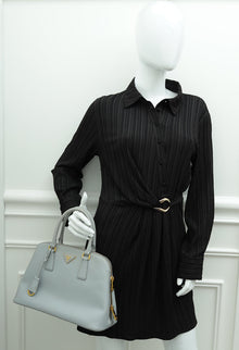 Prada Grey Lux Promenade Medium Bag