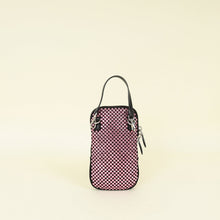 Prada Bicolor Satin Crystal Zip Phone Case Crossbody Bag