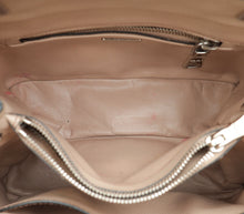 Prada Nude Cuir Twin Lock Small Bag