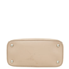 Prada Nude Cuir Twin Lock Small Bag