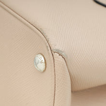 Prada Nude Cuir Twin Lock Small Bag