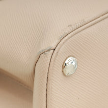 Prada Nude Cuir Twin Lock Small Bag