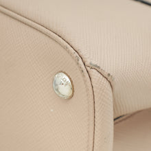 Prada Nude Cuir Twin Lock Small Bag