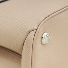 Prada Nude Cuir Twin Lock Small Bag