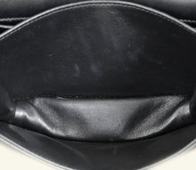Prada Black Triangle Nappa Stitched Chain Flap Bag