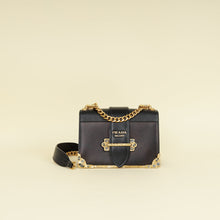 Prada Black Crystal Cahier Crossbody Bag
