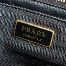 Prada Bicolor Symbole Embroidered Tote Large Bag