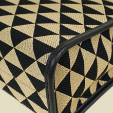 Prada Bicolor Symbole Embroidered Tote Large Bag